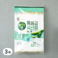 CJ 행복한콩 특등급 국산콩 콩나물, 400g, 3개