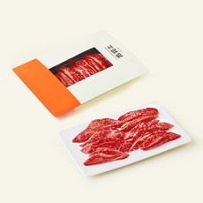 우미학 한우 1++등급 갈비살 구이용 (냉장), 200g, 1개