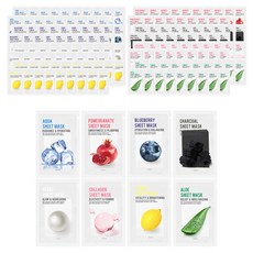 은율 퓨리티 마스크팩 5p x 8종 세트, 1개입, 4개