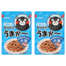 日本海水 熊本熊 小魚風味拌飯料, 2個, 25g