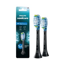소닉케어 C3 프리미엄 케어 칫솔모 블랙, HX9042/91, 2개