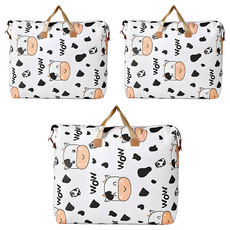 클레어라 이불 수납 가방, 암소, S(51 x 14 x 47 cm), 3개