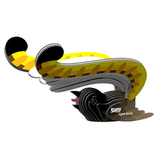 EuGy 3D立體紙拼圖 059_STA_04 200g, 琴鳥 多色, 1個