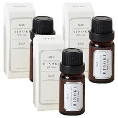 알레 퓨어 에센셜 편백 아로마오일 프레시향, 10ml, 3개