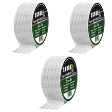 스코라 벌집무늬 반사 테이프, 3개, 실버