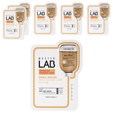 TONYMOLY Master Lab蝸牛黏液面膜, 1片, 6片