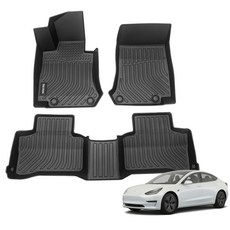 더존 입체포집 TPE 카매트 풀세트, 테슬라 모델3(2020~2021), 올블랙