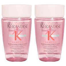 KERASTASE 巴黎卡詩 粉漾芯生髮浴洗髮精 清爽型, 2瓶, 80ml