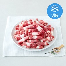 미트엔조이 미국산 초이스 차돌양지 샤브샤브용 (냉동), 1개, 1kg