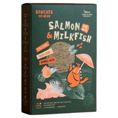 BADCATS 牠喵的 銀齡喵食系列 洋鮭鮮魚 貓咪主食肉罐餅 96%動物性蛋白質+23種必須維生素礦物質 不含加工澱粉與人工膠類, 180g, 1盒
