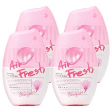 에어후레쉬 크리스탈워터 실내용 대용량 방향제, 400ml, 4개, 부케향