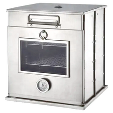 MAGIC 美極客 CAMP LAND 高級不鏽鋼摺疊烤箱 35*30*7.5cm, 適用溫度:500度, RV-ST600