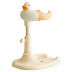 agazzang 嬰兒用鴨造型沐浴手把, 蜜桃粉, 1個