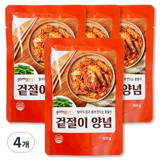 곰곰 겉절이 양념, 100g, 4개