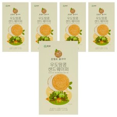 威化夾心餅乾 花生口味, 5盒, 80g