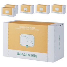 더페이스샵 데일리뷰티툴즈 실키 앤 소프트 화장솜, 80매입, 6개