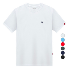 BEVERLY HILLS POLO CLUB 比佛利保羅 男女通用 涼感 透氣 Ice Cool-Ever 小標誌 短袖 T恤 CPW0T05, 白色