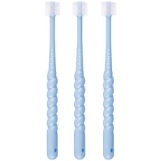 예꼬맘 360도 2단계 유아 칫솔, 블루, 3개입, 1개