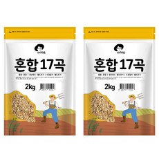 엉클탁 혼합 17곡, 2kg, 2개