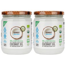 어니스트 유기농 엑스트라버진 코코넛오일, 500ml, 2개
