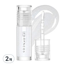 FORENCOS 迷你疊擦唇釉, 2g, 01 透明, 2個