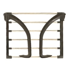 多功能窗台晾曬架, 銀色 + 黑色, 1個