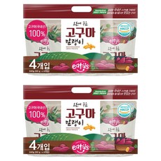 烤地瓜乾 4包, 2個, 240g