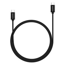 ADATA 威剛 100W PD TYPE-C快充傳輸線 E-Marker 晶片, 2m, 黑色, 1條