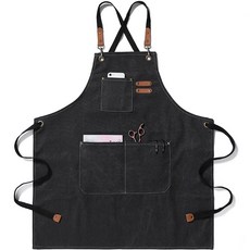 Go Kei 咖啡師咖啡館圍裙, 深黑色