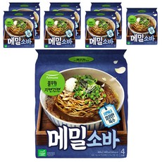 풀무원 자연건면 메밀소바, 464g, 8개