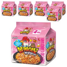 팔도 볼케이노 까르보나라 볶음면 130g, 24개