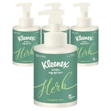 Kleenex 舒潔 草本泡沫洗手乳, 4瓶, 500ml