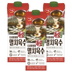 Harim 純粹的昆布蔬菜鯷魚高湯, 1L, 3瓶
