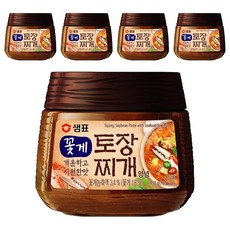 Sempio 膳府 韓式大醬 花蟹口味 鍋專用調味醬, 450g, 5罐