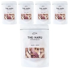 THEHARU 香甜粉色蜜桃脆片, 5包, 50g