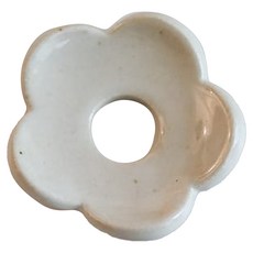 日本 筷架 美濃燒 4.8 x 4.8 x 0.8cm, 小白花, 1個