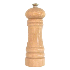 ZASSENHAUS 胡椒研磨罐 5.5 x 18 cm 天然木紋 245g, 1個