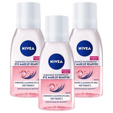NIVEA 妮維雅 極淨透亮眼部卸妝液, 125ml, 3件