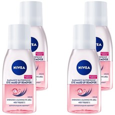 NIVEA 妮維雅 極淨透亮眼部卸妝液, 125ml, 4件