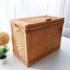 Maison In Rattan Shop Phil 收納盒 小 F104 500 x 255 x 370 mm, 混色, 1個