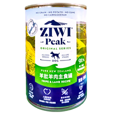 ZIWI Peak 滋益巔峰 經典系列 犬用主食罐, 羊肚羊肉, 390g, 1罐