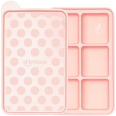 sillymann Century Garden鉑金矽膠6格製冰盒 WSK4067, 桃粉色, 1盒
