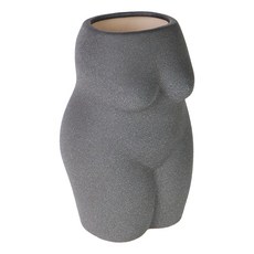 DOIY 裸女 黑色陶瓷花瓶