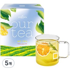 아워티 레몬 그린티, 10개입, 5개, 17.4g