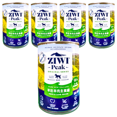 ZIWI Peak 滋益巔峰 經典系列 犬用主食罐, 羊肚羊肉, 390g, 5罐