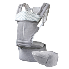 PUKU 藍色企鵝 Triple+三合一全方位腰凳揹巾, 不適用, 銀灰色