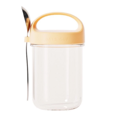 提手蓋燕麥早餐杯 ABS+不鏽鋼+鈉鈣玻璃材質 隨行杯, 1個