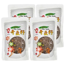 譽方媽媽 奇亞籽 富含纖維 促進消化健康 高蛋白質 增強飽足感 含Omega-3 支持心血管健康, 200g, 4包