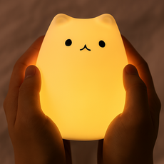 麻糬貓咪氣氛燈 照明, 白色