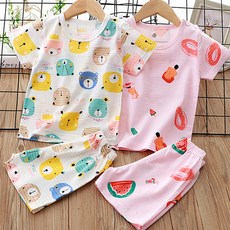 JOY MULTI 女童印花短袖居家套裝 2入